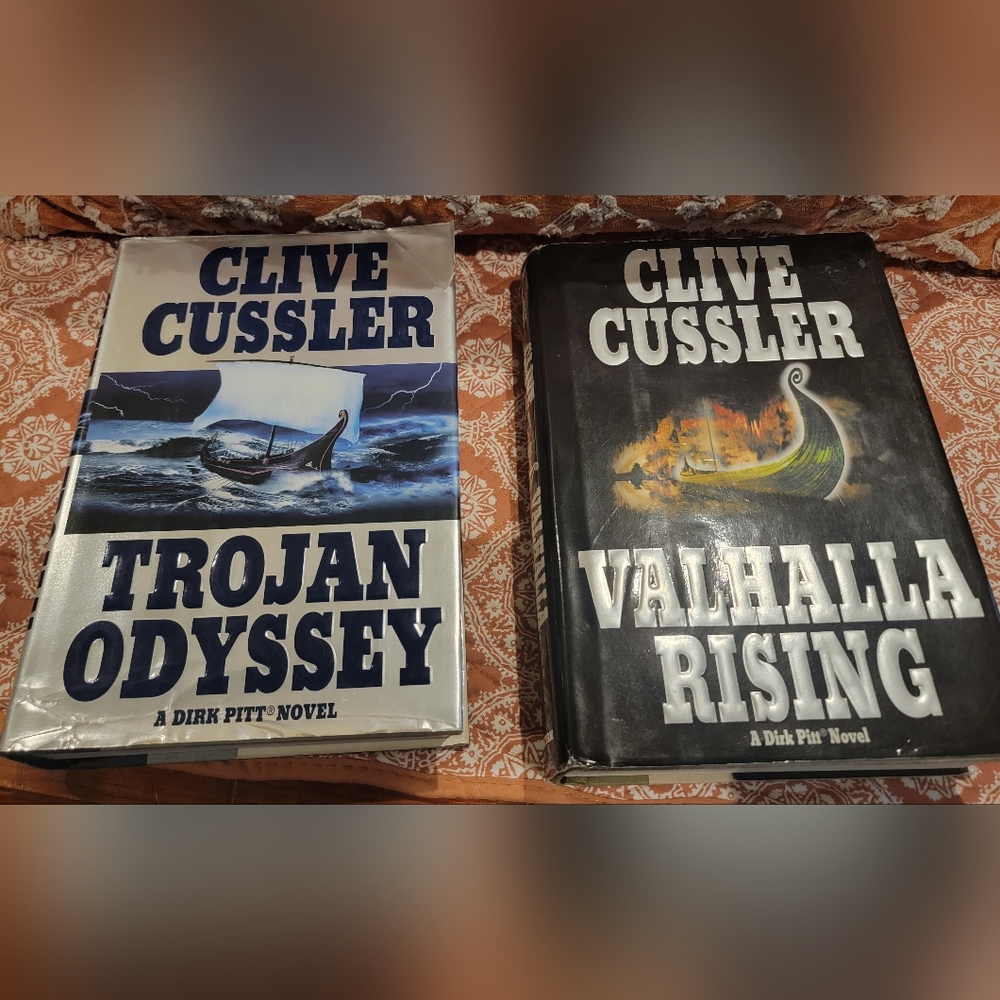 Clive Cussler Hardcover Book Set